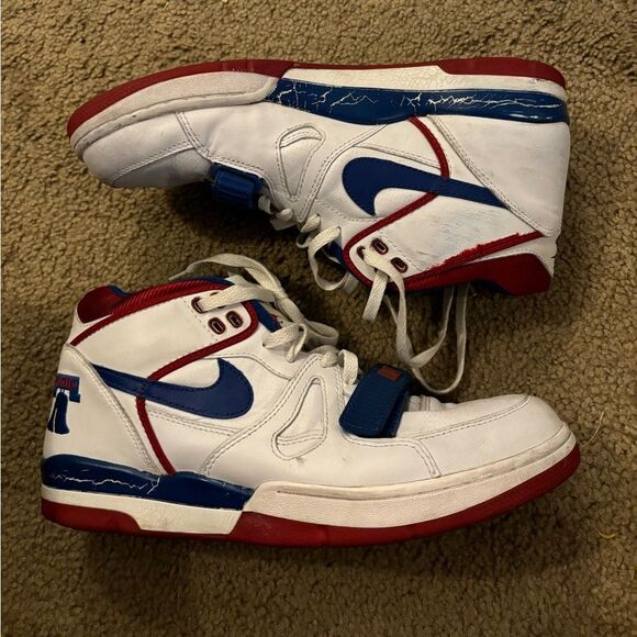 Nike Air Alpha Force 2 Men’s 76ers AS IS RARE - Picture 3 of 7
